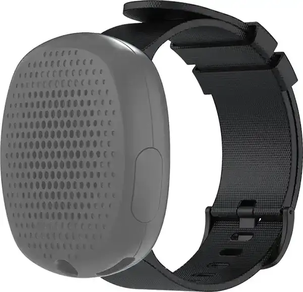 Black Panic Button Wristband