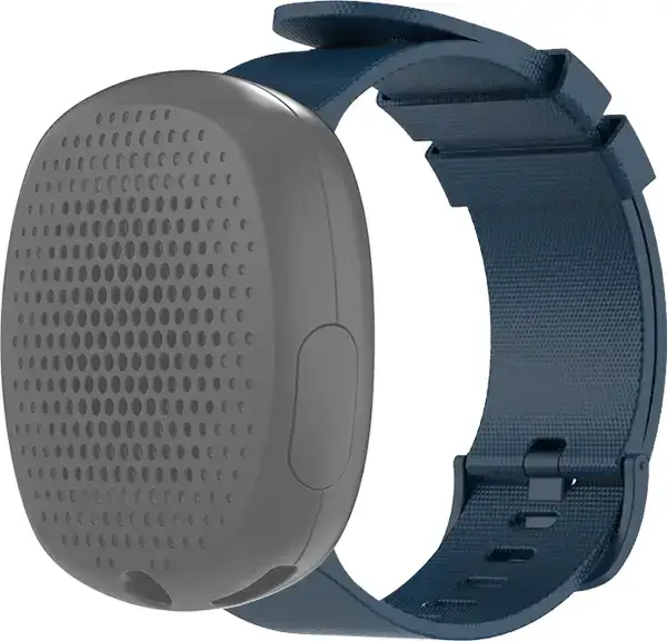 Blue Panic Button Wristband