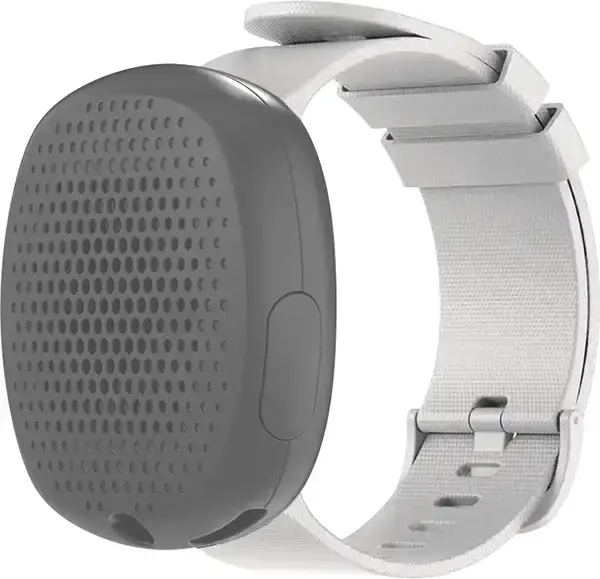 White Panic Button Wristband