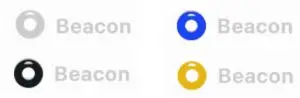 Beacon app status icons