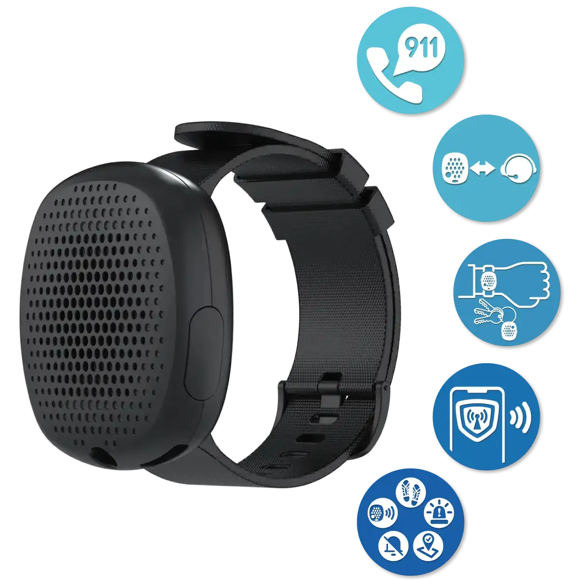 Silent Beacon 2.0 panic button key features