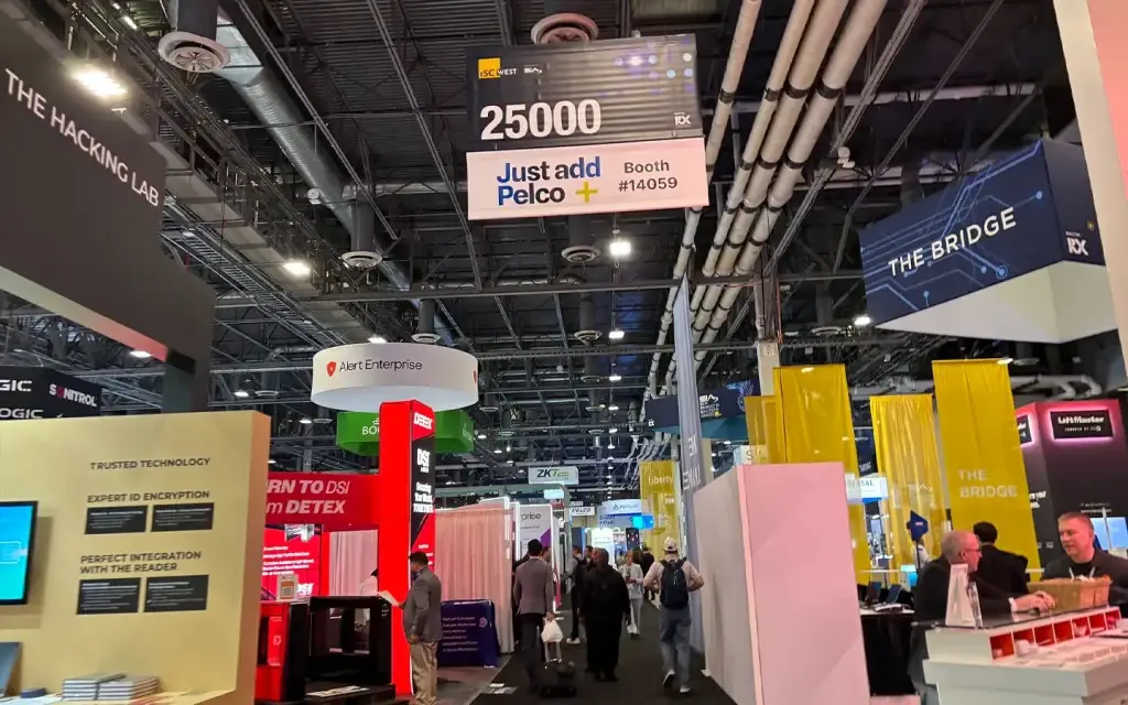 Image of the entrance to ISC West 2025 in Las Vegas.