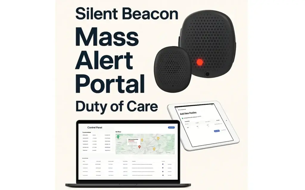 Silent Beacon Mass Alert Portal and Panic Buttons