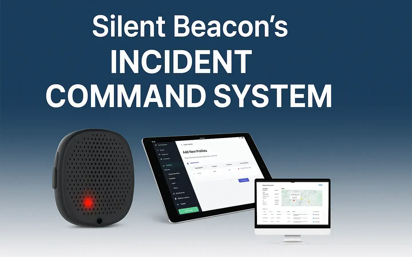 Silent Beacon's Incident Command System with Panic Button and Mass Alert System