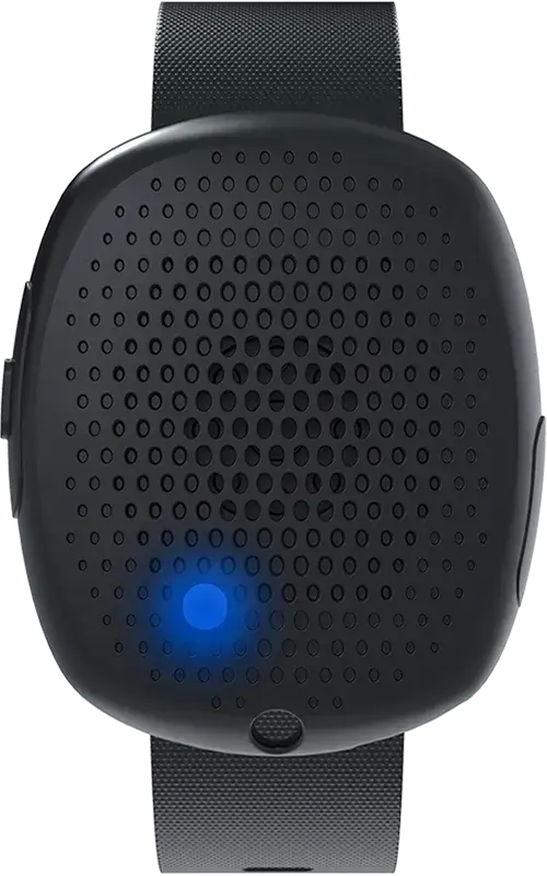 Beacon Wristband with Blue Light