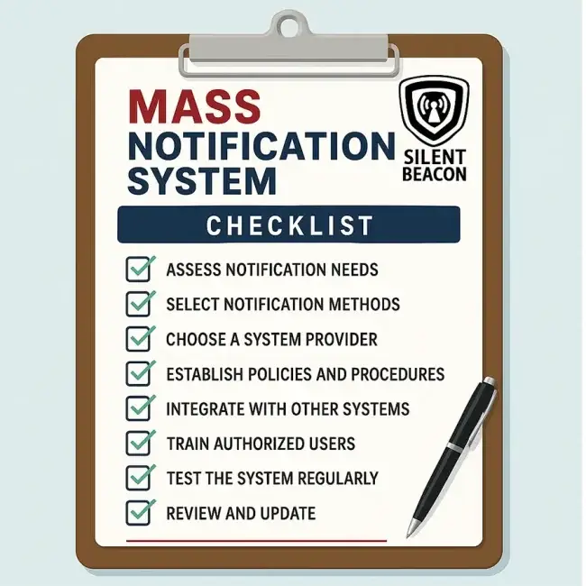 Mass Notification System Checklist by Silent Beacon