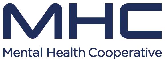 Logo of Mental Health Cooperative (MHC), a behavioral health organization featured in Silent Beacon’s Beacon Spotlight about healthcare panic button safety solutions.