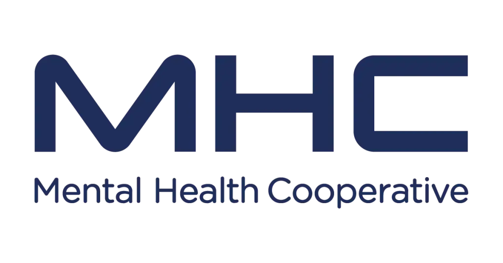 Logo of Mental Health Cooperative (MHC), a behavioral health organization featured in Silent Beacon’s Beacon Spotlight about healthcare panic button safety solutions.