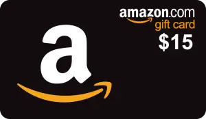 Image of Amazon Gift Card with value of $15