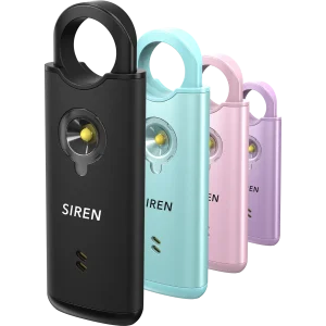 Silent Beacon’s siren personal safety alarm delivers powerful, portable protection through a 135 dB siren, flashing LED light, and vibration-activated mode so you can stay confident and in control wherever you go. When every second counts, this compact device helps you deter threats, draw attention, and stay in control wherever life takes you.