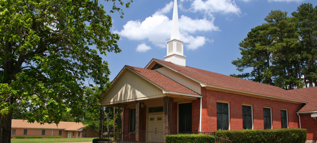 Image of a small town city church