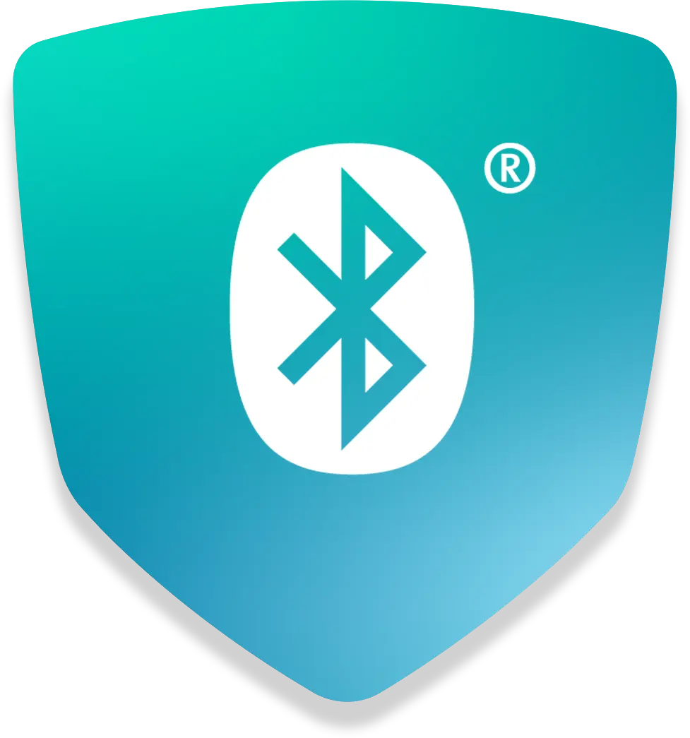 Bluetooth panic button device designed to send emergency alerts and connect users to assistance through a mobile safety app.